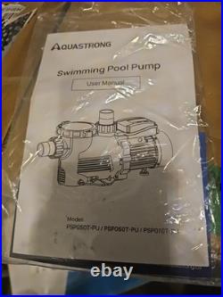 AQUASTRONG 14in Sand Filter Pump for Above 3000 GPH (14in) With Timer, Grey