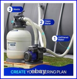 AQUASTRONG 16in Sand Filter Pump for Above Ground Pool SFPV160T Read AQUASTRONG 16in Sand Filter Pump for Above Ground Pool SFPV160T Read
