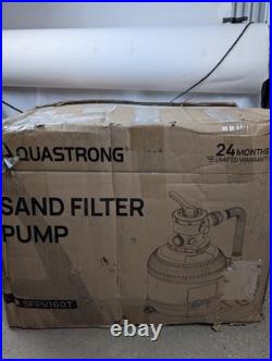 AQUASTRONG 16in Sand Filter Pump for Above Ground Pool SFPV160T Read AQUASTRONG 16in Sand Filter Pump for Above Ground Pool SFPV160T Read
