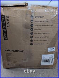 AQUASTRONG 16in Sand Filter Pump for Above Ground Pool SFPV160T Read AQUASTRONG 16in Sand Filter Pump for Above Ground Pool SFPV160T Read