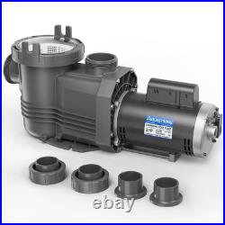 AQUASTRONG 3 HP Pool Pump 220V 10,032GPH Energy Efficient High Flow Self Priming AQUASTRONG 3 HP Pool Pump 220V 10,032GPH Energy Efficient High Flow Self Priming