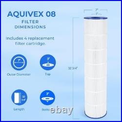 AQUIVEX AQUIVEX-08 Pool Filter Cartridge 4-Pack CX1280XRE PA131-PAK4 AMZ AQUIVEX AQUIVEX-08 Pool Filter Cartridge 4-Pack CX1280XRE PA131-PAK4 AMZ