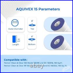 AQUIVEX CCRP100 Pool Filter Cartridge Fits Pentair Clean & Clear 100 160316