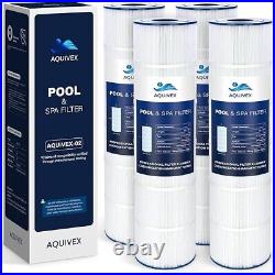 AQUIVEX PLFPCC130 Pool Filter Compatible with Pentair CCP520 PCC130 Set of 4