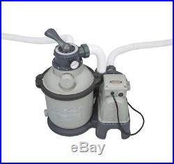 Above Ground Pool Sand Filter Pump Set Intex 1200 GPH Krystal Clear 28643EG