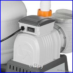 Above Ground Swimming Pool Bestway Flowclear Sand Filter Pump System 2200 Gallon