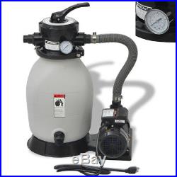 Above Ground Swimming Pool Master Sand Filter System With Pump 0.35 HP 2694 GPH