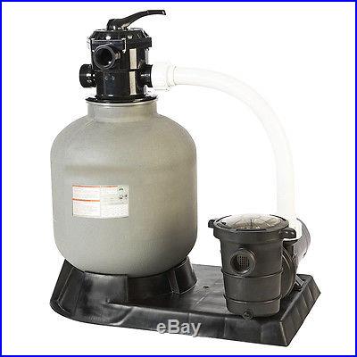 Above Ground Swimming Pool Pump 4500GPH 19 Sand Filter / 1.5HP intex compatible