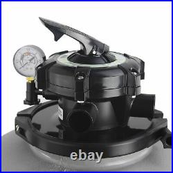 Above Ground Swimming Pool Pump 4500GPH 19 Sand Filter +1.5HP intex compatible