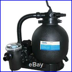 AquaPro Complete 1 HP Pump with 15 Sand Filter System for Above Ground Pools