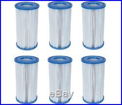 BESTWAY SWIMMING POOL A/C FILTER PUMP REPLACEMENT CARTRIDGE 6 PACK FOR INTEX