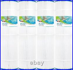 BLUEFLO Four Pack Pool Filter Cartridge Replacement for Unicel C-7487