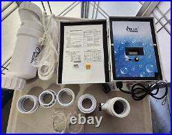 BLUE WORKS BLH20 Salt Water Pool Chlorinator Generator System, 20,000 Gal, White