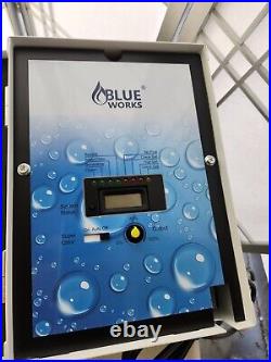 BLUE WORKS BLH20 Salt Water Pool Chlorinator Generator System, 20,000 Gal, White