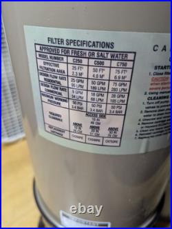 BROKEN PSI GAUGE Hayward W3C500 Cartridge Swimming Pool Filter 50Sq ft C500 BROKEN PSI GAUGE Hayward W3C500 Cartridge Swimming Pool Filter 50Sq ft C500