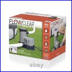 BestWay Flowclear 1500 Gallon Above Ground Swimming Pool Filter Pump 58704E