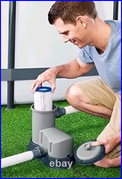 BestWay Flowclear 1500 Gallon Above Ground Swimming Pool Filter Pump 58704E