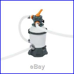BestWay Flowclear 2000 Gallon Large Above Ground Pool Sand Filter Pump(Open Box)
