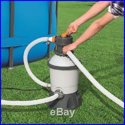 BestWay Flowclear 2000 Gallon Large Above Ground Swimming Pool Sand Filter Pump