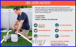 Bestway1500Gal Sand Filter System for Above Ground Swimming Pool Pump 58498E New