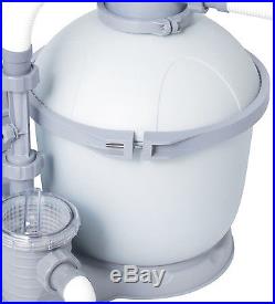 Bestway 1200 GPH Above Ground Flowclear Sand Filter with Ozonator 58287US