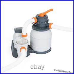 Bestway 1500GPH Above Ground Swimming Pool Sand Filter Pump 110V New