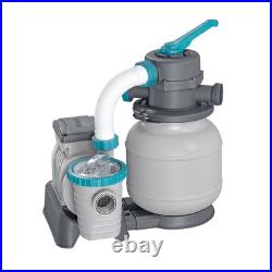 Bestway 1600 GPH Sand Filter Pump, Hoses, and Fittings for Swimming Pools