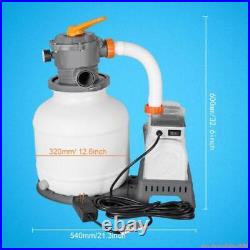 Bestway 2200GPH Gallon Above Ground Swimming Pool Sand Filter Pump System 58500E