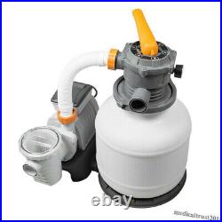 Bestway 2200 GPH Above Ground Swimming Pool Sand Filter Pump System 58500E New