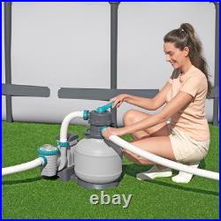 Bestway 2,200 Gallon Sand Filter Pump for Above Ground Swimming Pools (Open Box)