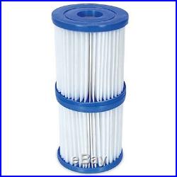 Bestway 2 Filter Cartridges Size 1 For 300/330 gal/hr Swimming Pool Pumps