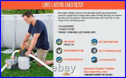 Bestway 58498E Durable Flowclear 1500 Gallon Sand Filter for Swimming Pools USA