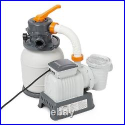 Bestway 58498 Flowclear 1500 Gallon Sand Filter Pump for Above Ground Pools
