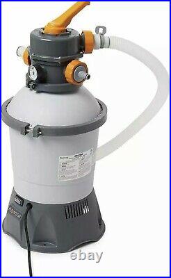 Bestway 58516E Flowclear 800 GPH Pump for Above Ground Pools Sand Filter Pump