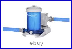 Bestway 58671E-BW Flowclear Transparent Filter Above Ground Pool Pump 2500 GPH