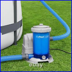 Bestway 58671E-BW Flowclear Transparent Filter Above Ground Pool Pump 2500 GPH