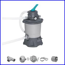 Bestway 950Gal Sand Filter Pump for Above Ground Swimming Pools (Open Box)