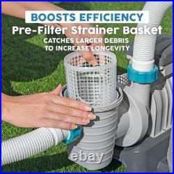 Bestway 950 GPH Above Ground Swimming Pool Sand Filter Pump