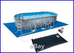 Bestway Above Ground Swimming Pool 58401US sand filter 1000 gal pump New