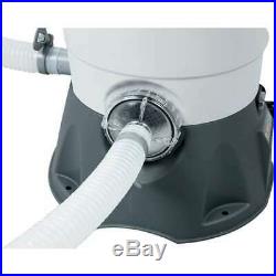 Bestway Flowclear 1000 GPH Silica & Sand Pool Filter Pump, Gray (Open Box)