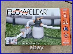 Bestway Flowclear 1500 Gallon Above Ground Swimming Pool Large Sand Filter Pump