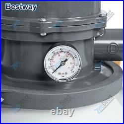 Bestway Flowclear 1500 Gallon Above Ground Swimming Pool Sand Filter Pump