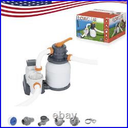 Bestway Flowclear 1500 Gallon Pool Pump Sand Filter for Swimming Pools 58498E