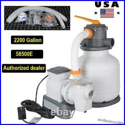 Bestway Flowclear 2200GPH Above Ground Swimming Pool Sand Filter Pump 58500E A+