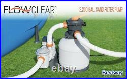 Bestway Flowclear 2200 GPH Above Ground Pool Sand Filter Pump Compared To Intex