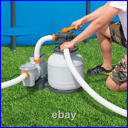 Bestway Flowclear 2200 Gallon Sand Filter Pump for Above Ground Pools (Damaged)