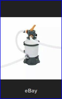 Bestway Flowclear 530 GPH Silica & Sand Pool Filter Pump, 58516e