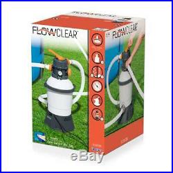 Bestway Flowclear 530 GPH Silica & Sand Swimming Pool Filter Pump (For Parts)