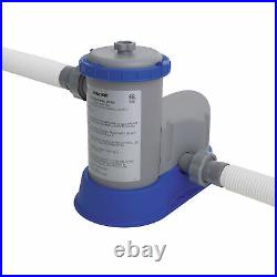 Bestway Pool Filter Pump Cartridge Type-III (2 Pack) + Pool Filter Pump System