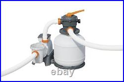 Bestway Sand Filter Pump 2200 Gallon for Large Above Ground Swimming Pool SALE
